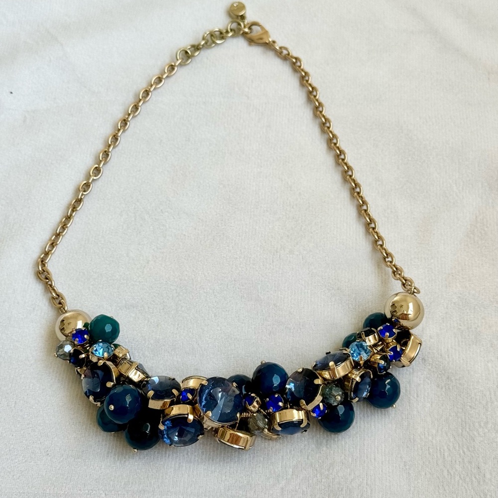 Max & Co Blue statement necklace.